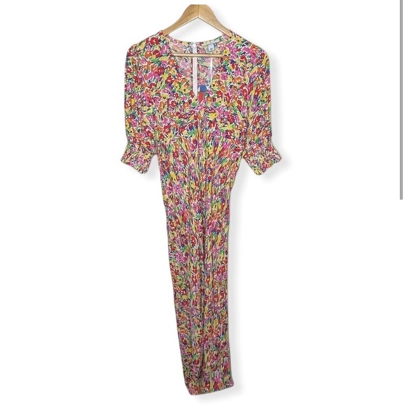 Rixo for Target: Floral Puff Sleeve Midi Dress - Picture 2 of 5